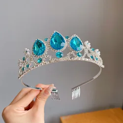 Diadema de princesa con corona y cetro mágico para niña