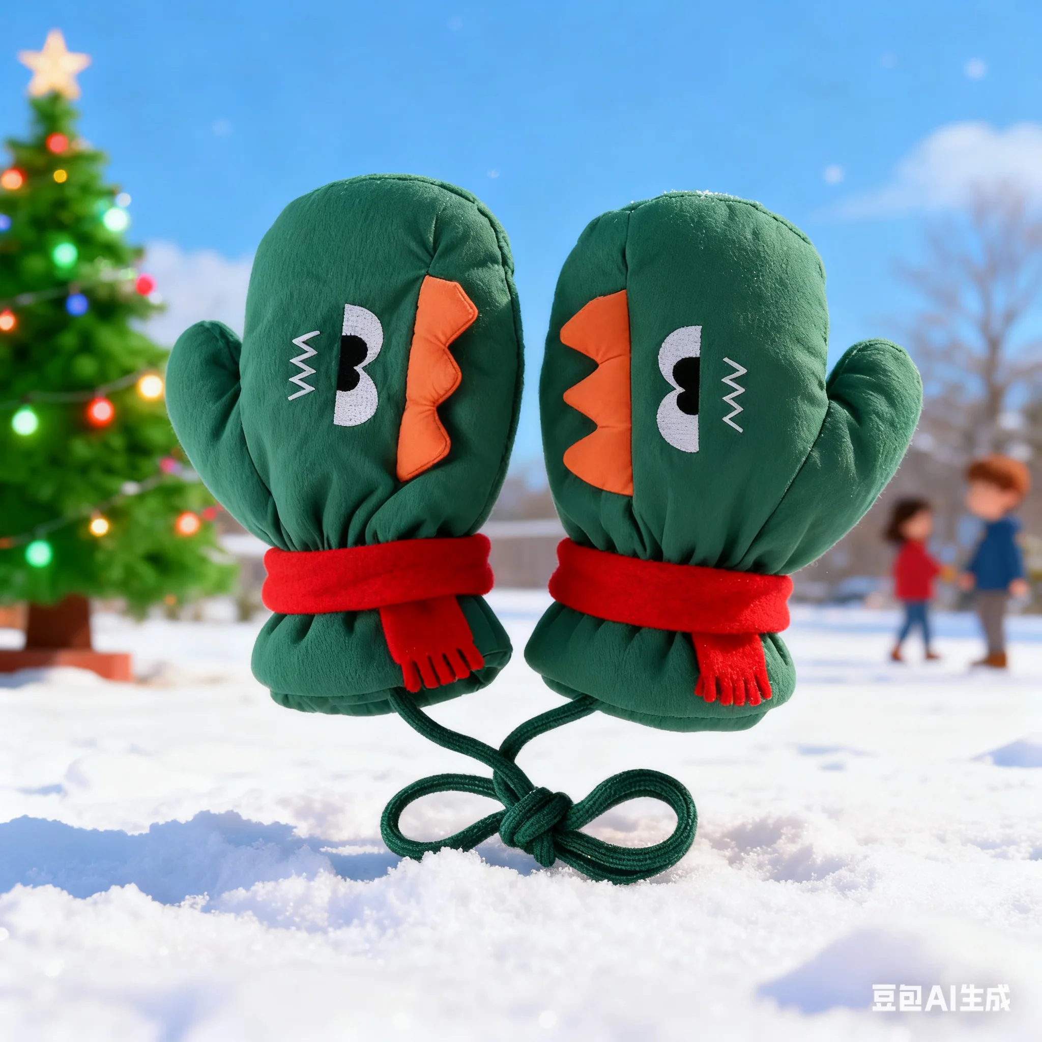 Guantes impermeables de invierno con forro polar para niño - imagen 5