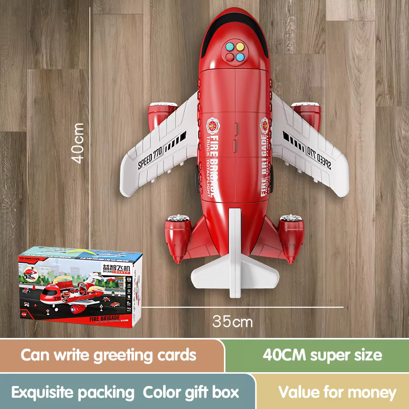 Juguetes de inercia coche y avión pasajero multifunción para niños - imagen 3