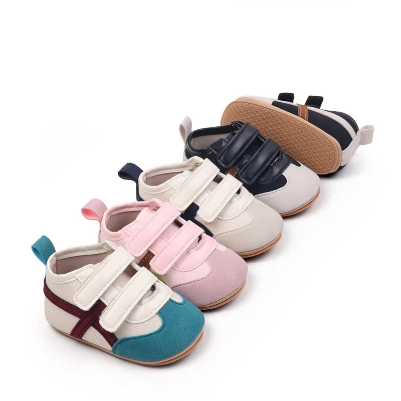 Zapatos primeros caminantes bebé – Suela de goma flexible y suave