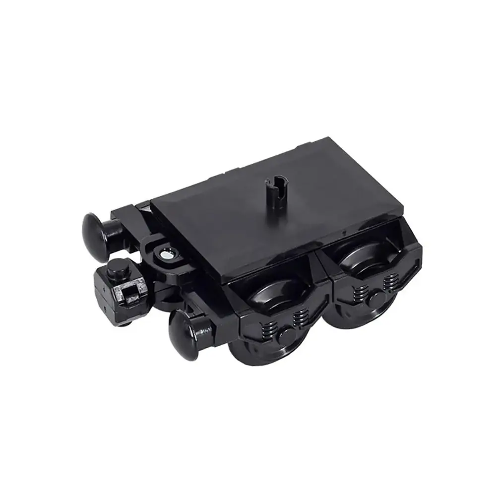 1 Uds. Nueva Base de tren de ciudad MOC, juguetes DIY ensamblados, bloques de construcción de carro, regalos creativos de Navidad, bloques de rueda para chico