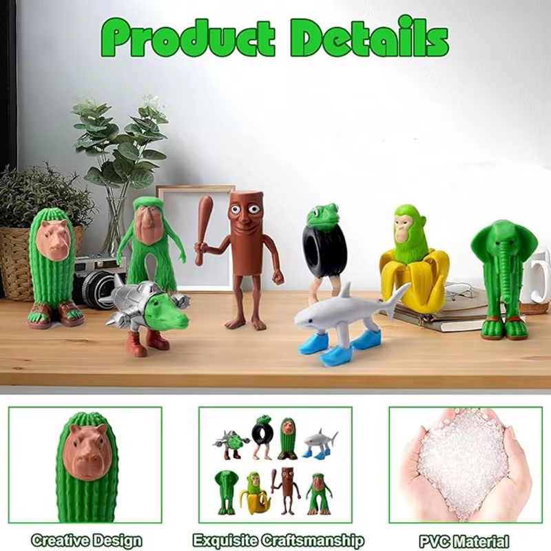 Muñeco Brainrot Tung Tung Sahur – Figura decorativa de colección - imagen 3