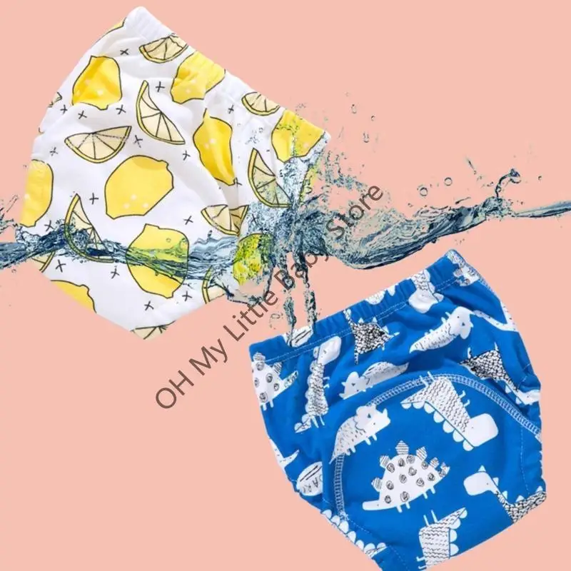 M76C Patrón dibujos animados Ropa interior entrenamiento para niños pequeños Pantalones pañales a prueba fugas - imagen 5