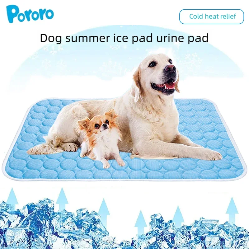 Pororo Tapete Refrescante para Mascotas - Malla de tres capas, TPU
