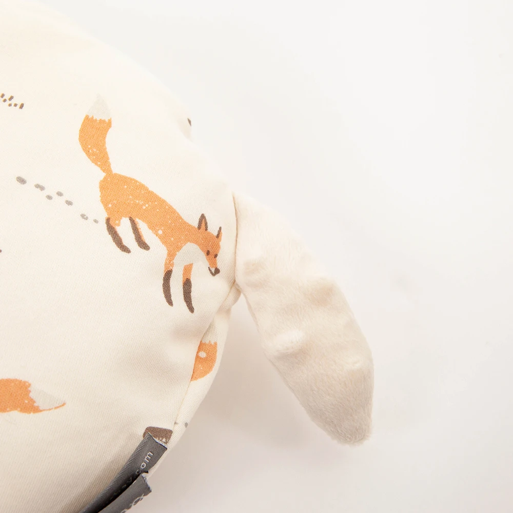 Almohada táctil sensorial para bebé – Elefante y zorro suaves - imagen 5
