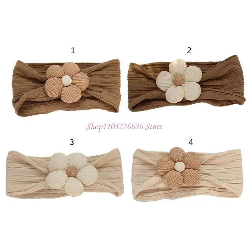 R6FD Elemento flores Cabello elástico para niñas para niñas Accesorio para cabello infantil - imagen 2