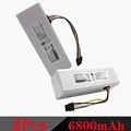2PCS 6800mAh