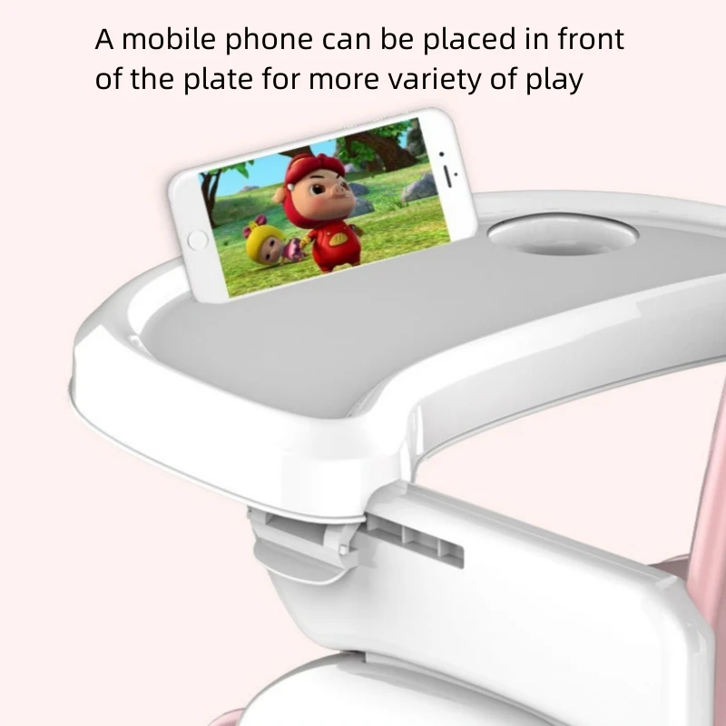 Silla de comedor para bebés y niños, mesa de comedor para el hogar, asiento plegable multifuncional, taburete bb portátil - imagen 3