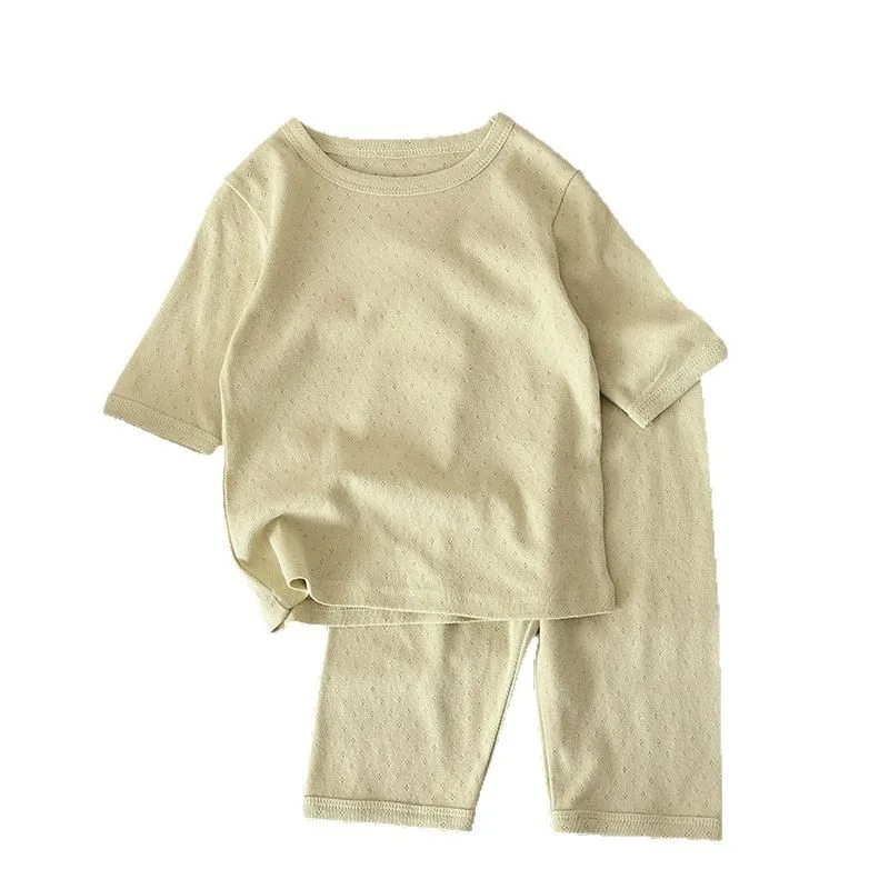 Pijama de bebé de algodón de manga tres cuartos - imagen 5