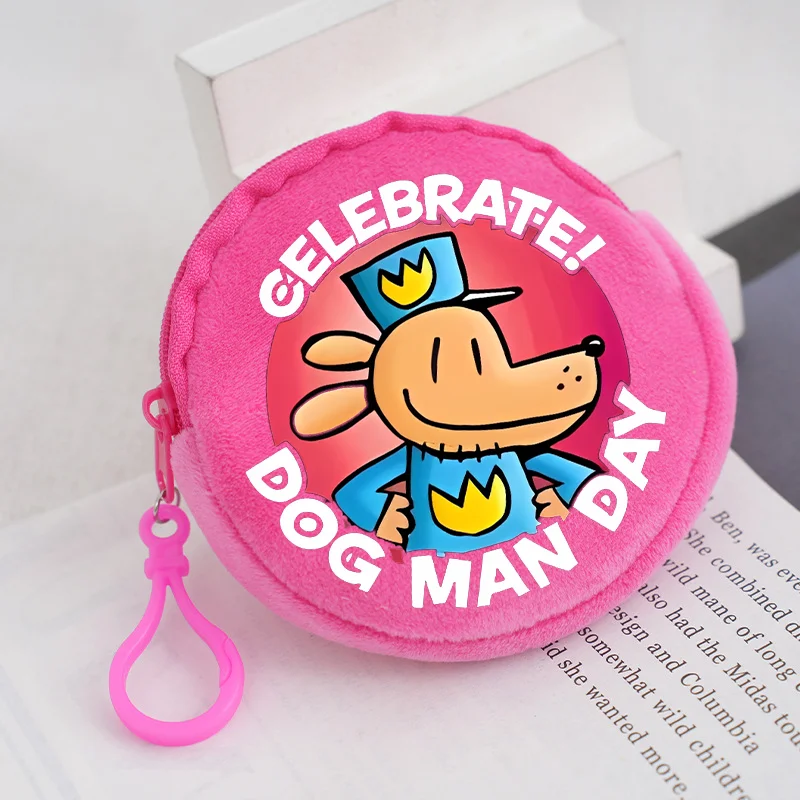 Monedero para hombre y perro, Mini llavero con cremallera para niños, billetera de dibujos animados de Anime, bolsas pequeñas para dinero, llavero, bolso de mano, regalo Kawaii - imagen 2