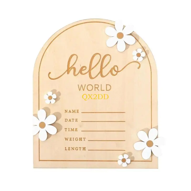 Letrero de madera personalizado para bebé – Decoración infantil - imagen 2