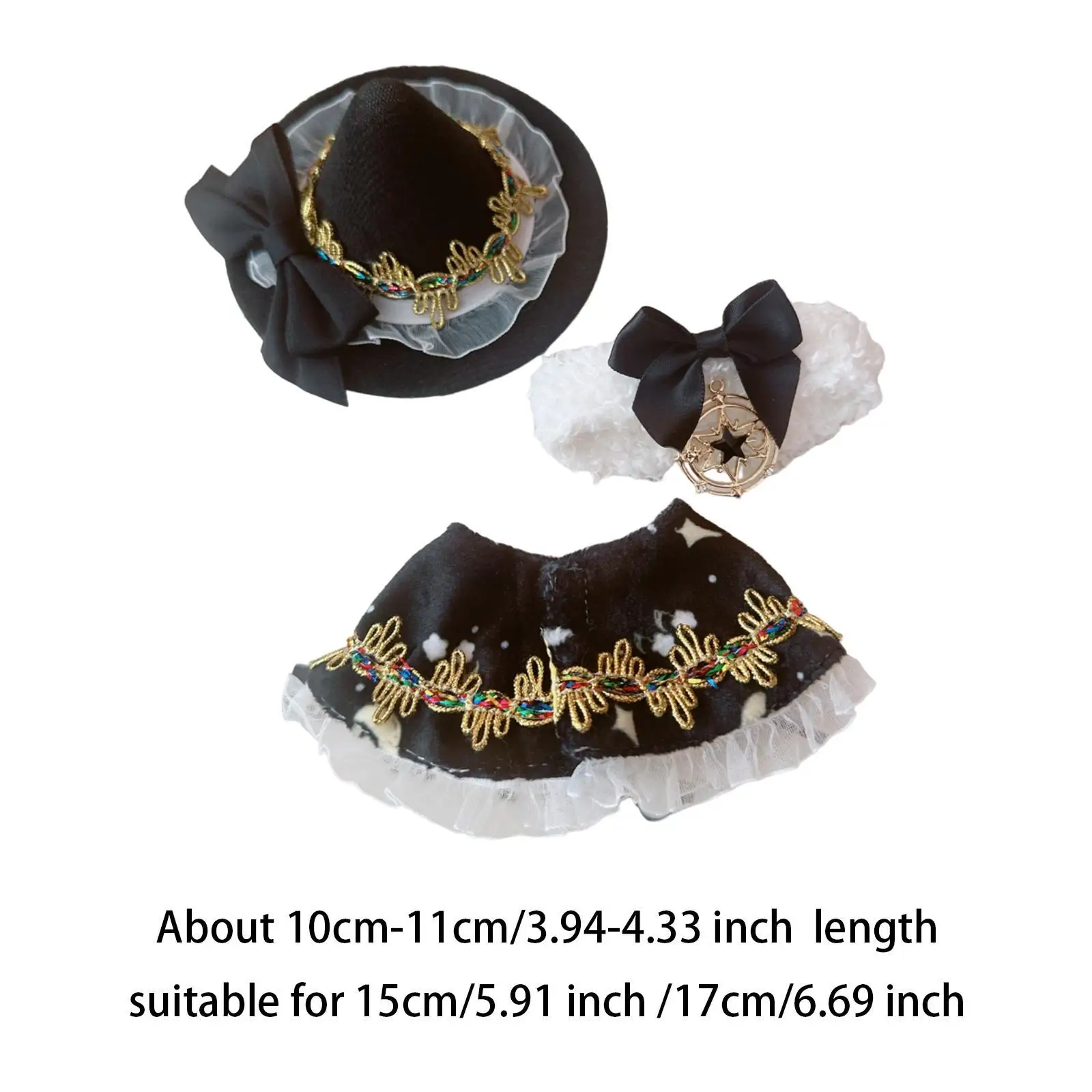 Halloween Plush Doll Clothes Stuffed Doll Clothes Suit Photo Props Fashion Halloween Doll Outfit Doll Suit Set for for Kids