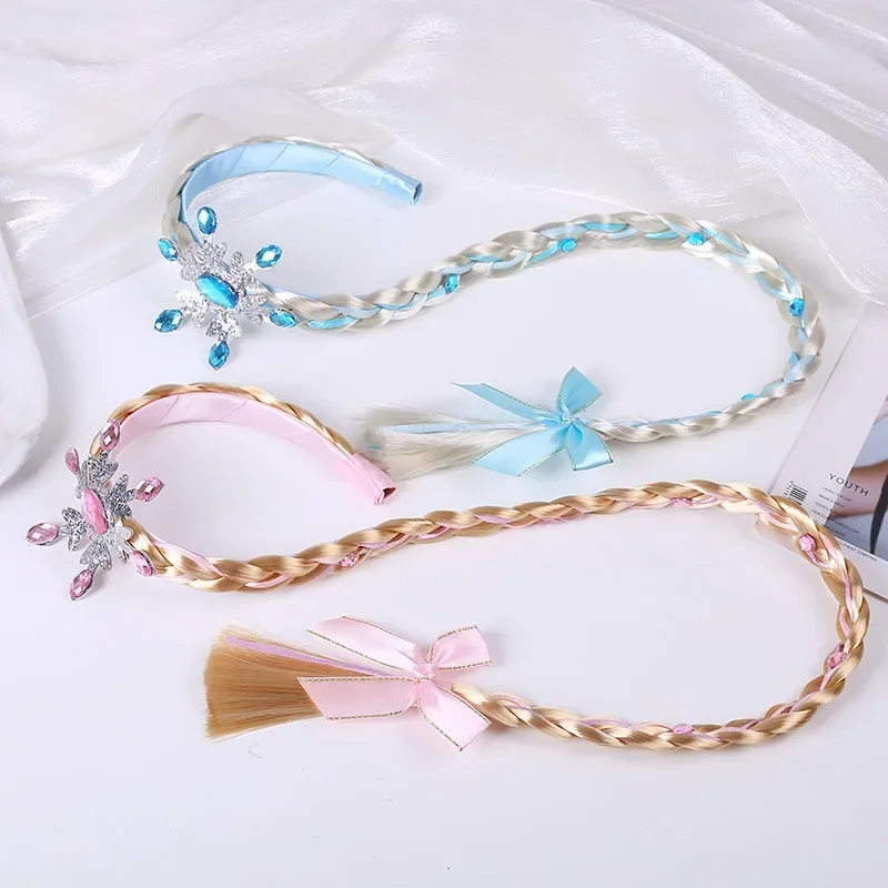 Corona princesa para niña – Diadema suave con aro de cabeza - imagen 5