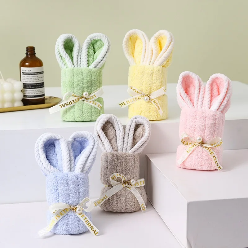 Toallas infantil felpa con forma de conejito - Regalo bebé - imagen 3