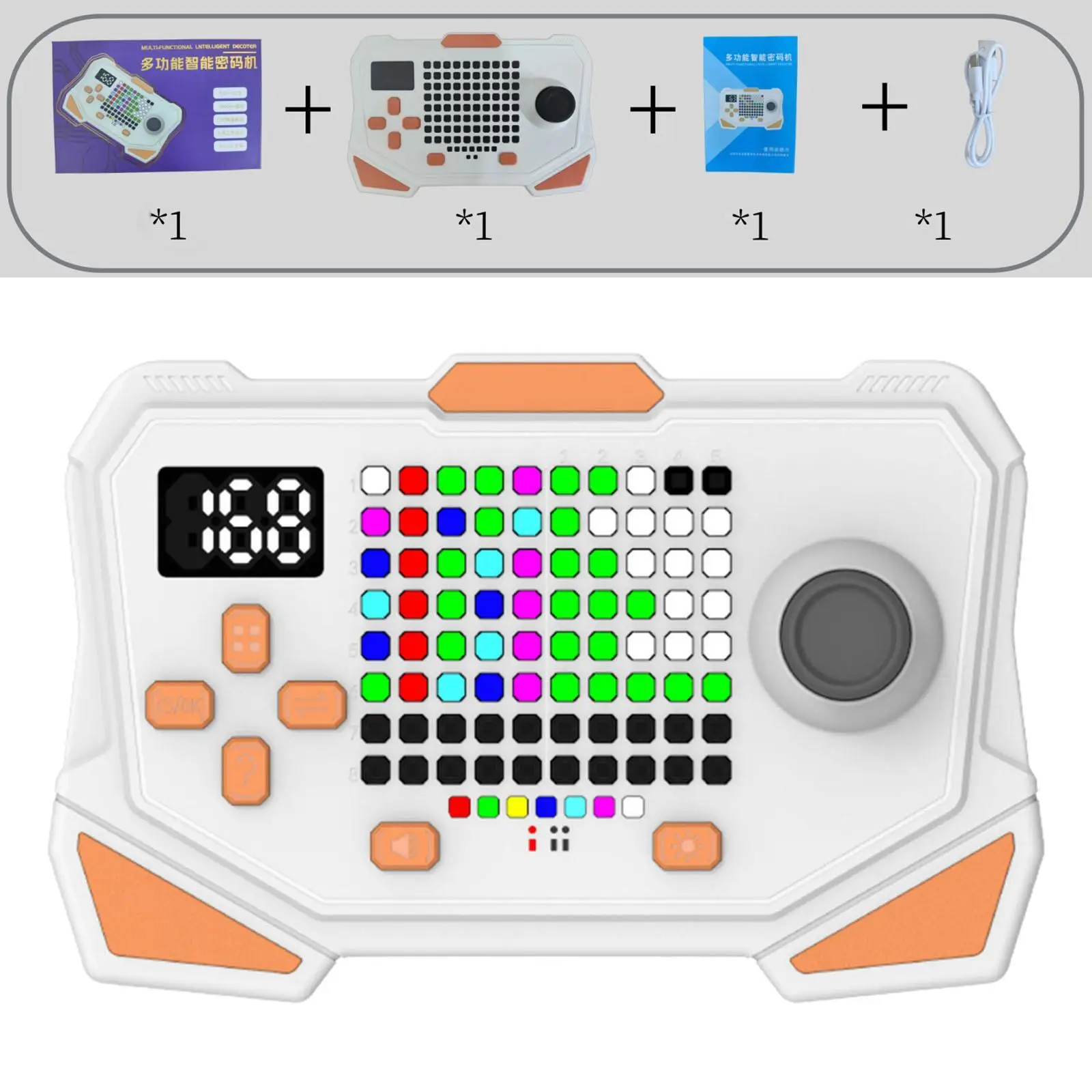 Intelligent Toy Travel Games Brain Memory Game Birthday Gift Fun Educational Handheld Games for Kids and Adults Ages 6+ Children