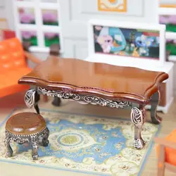 R6FD 1/12 casas muñecas en miniatura, muebles modelo para exhibición escena del hogar