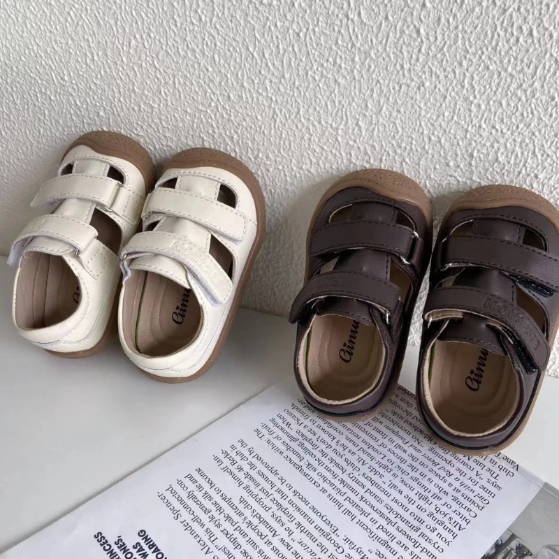 Sandalias antideslizantes de suela blanda para verano infantil - imagen 4