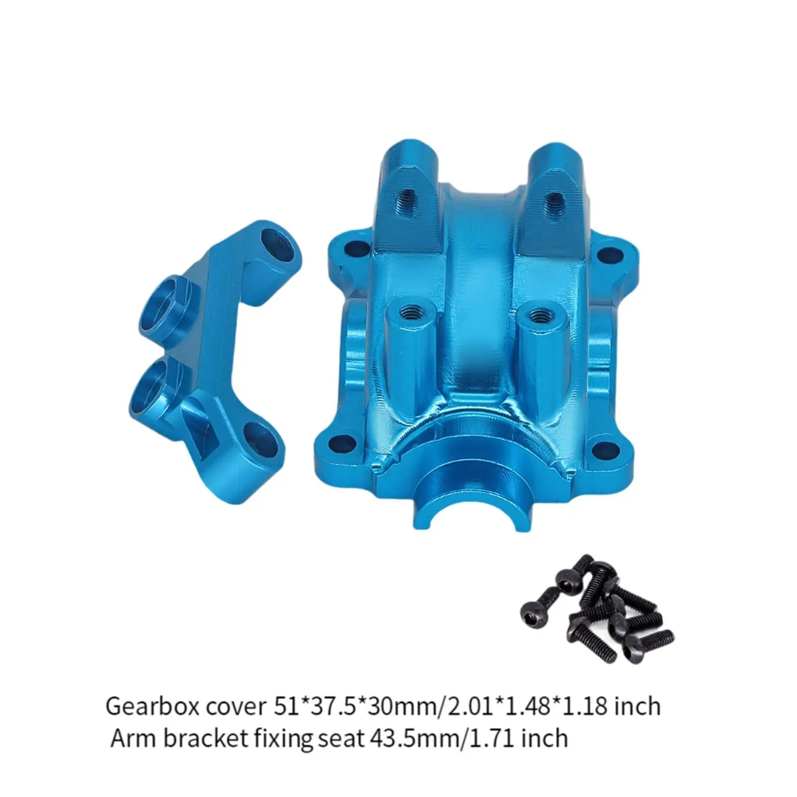 Front Gear Case Cover Spare Parts Replacement Upgrade Kit Differential Case 1:10 Scale RC Car Metal Gearbox for TT02 RC Crawler
