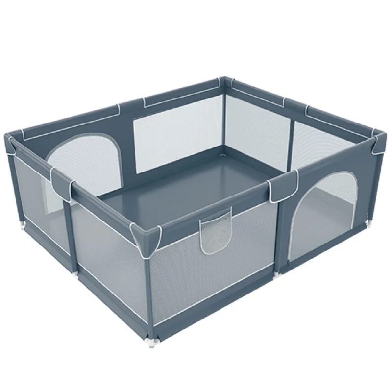 IMBABY Corralito para bebé con puertas dobles y piscina de bolas - imagen 4
