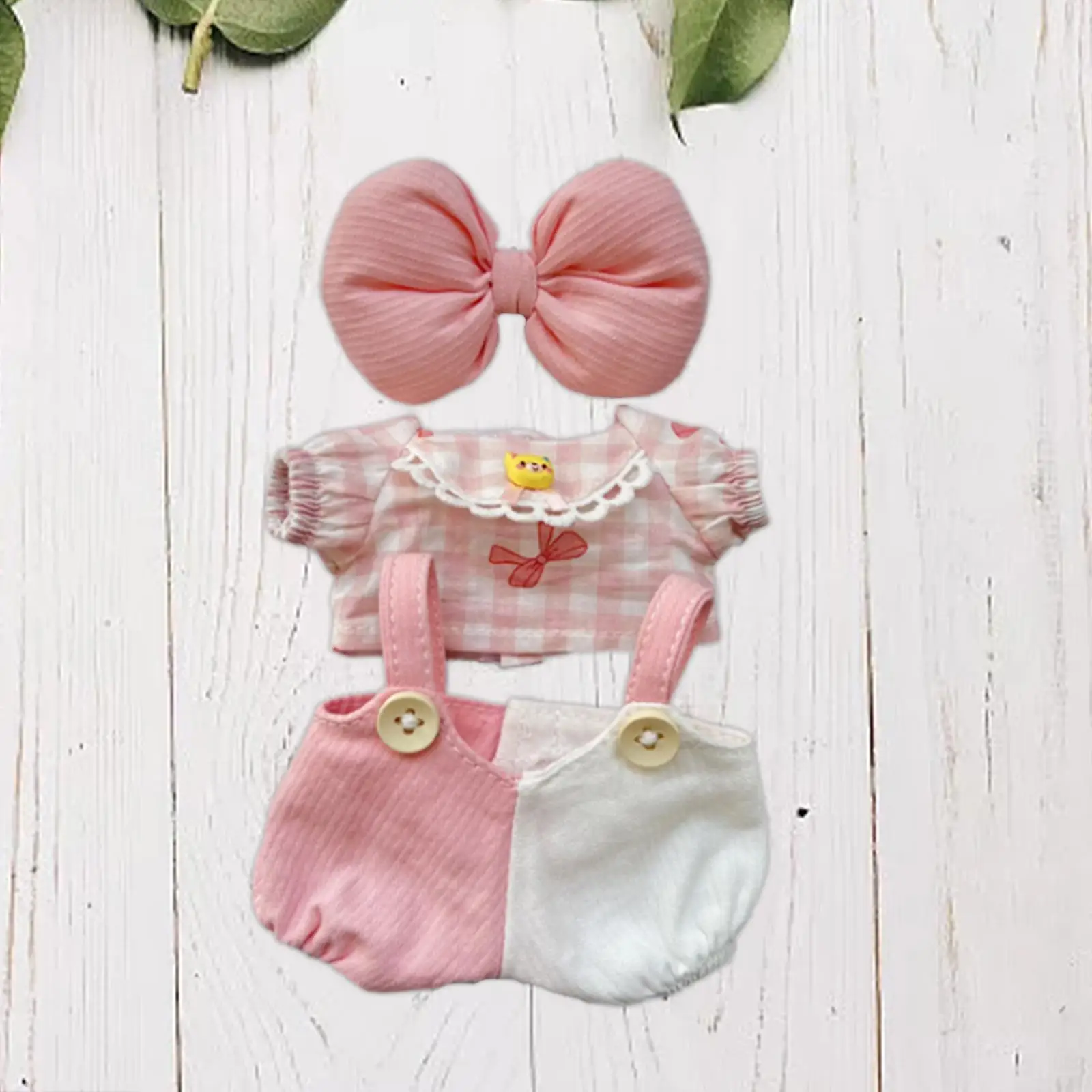 15cm Plush Doll Clothes, Doll Clothing Alive Doll Clothes and Accessories, Girls Gift Girl Doll Clothes Romper Gift,