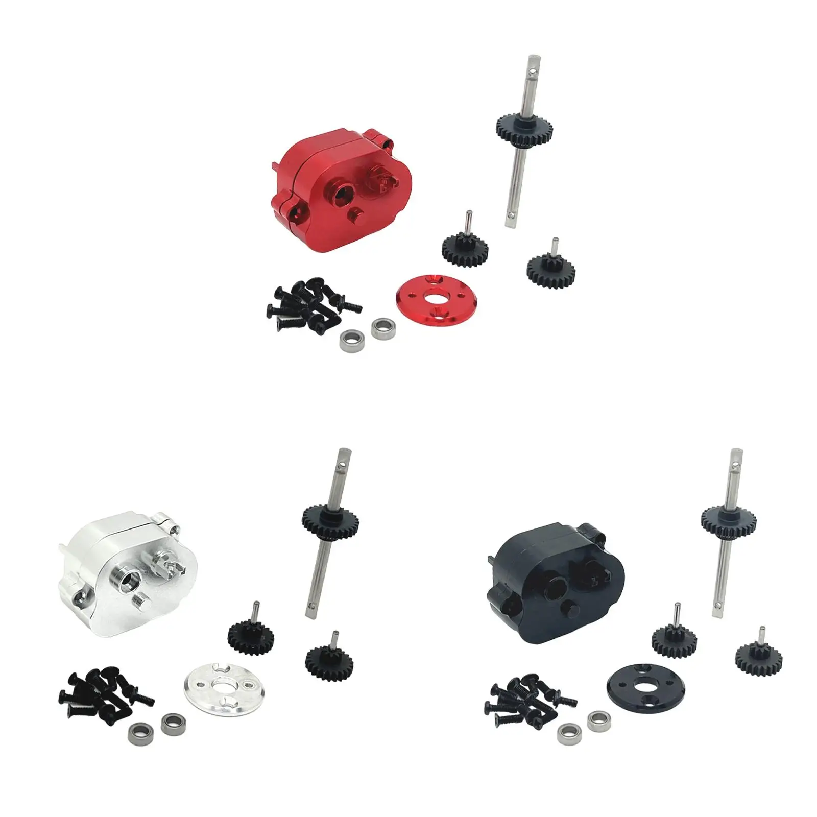 1:12 RC Car Medium Wave Box Assembly Upgrade Accessories Center Gearbox RC Model Vehicle Parts for MN78 LC79 MN98 MN168 Buggies