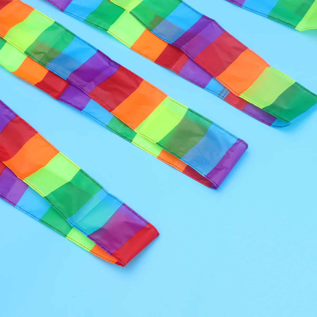 Accesorio para cometa resistente con cola de arcoíris de 15M para volar el viento al aire libre, mejora de movimiento colorida, adecuado para cometas grandes - imagen 2