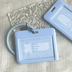 Pulsera antipérdida kawaii con tarjetero azul para niña