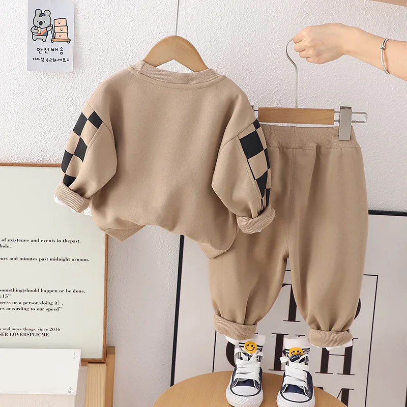 Conjunto de ropa de dibujos animados para niños y niñas, chándal informal, camiseta, pantalones, traje, primavera, otoño, nuevo, 2 piezas - imagen 4