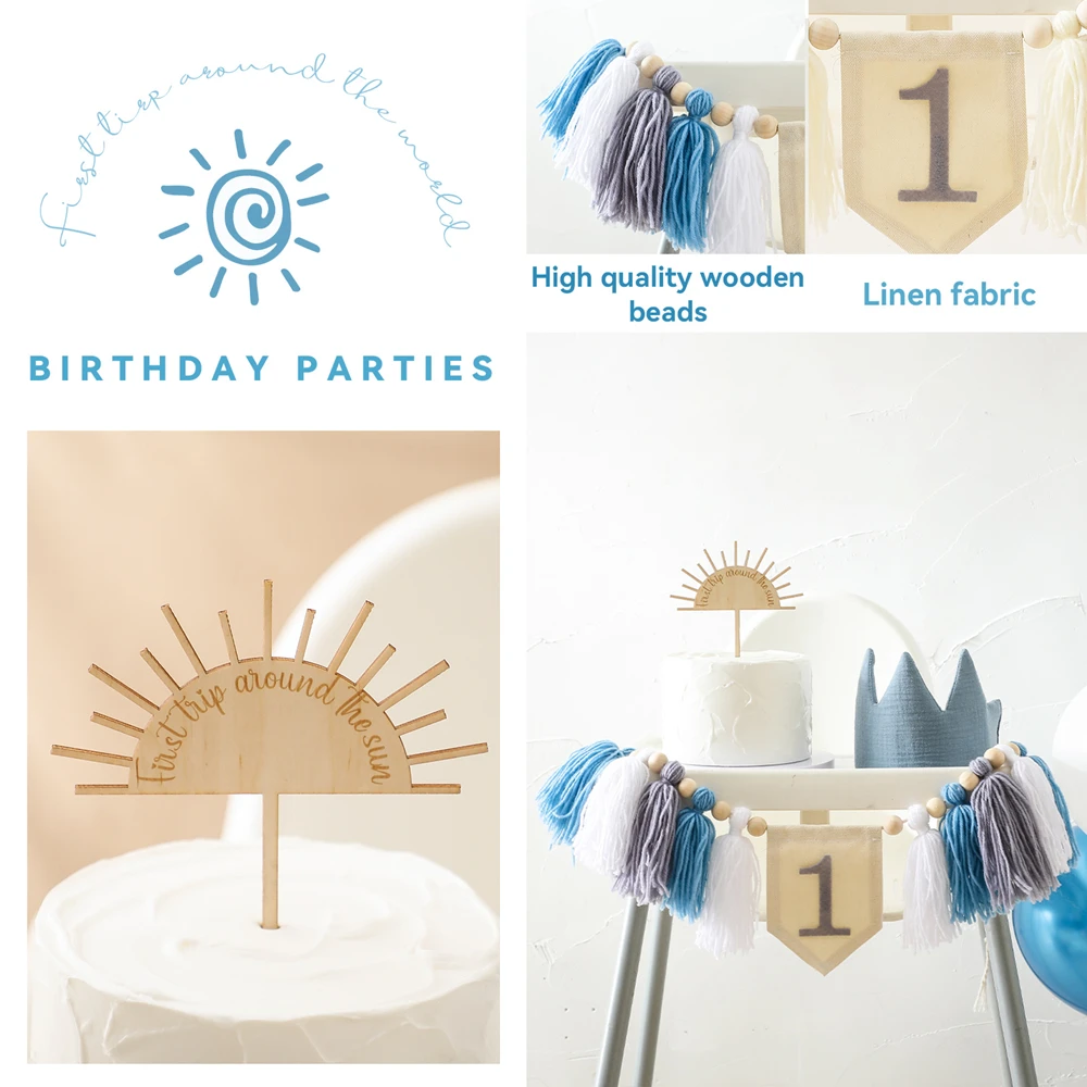 Set completo de decoración festiva para celebraciones infantiles
