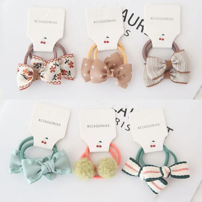 Bandas elásticas con lazo para bebé y niños - Conjunto de 2 diademas - imagen 3