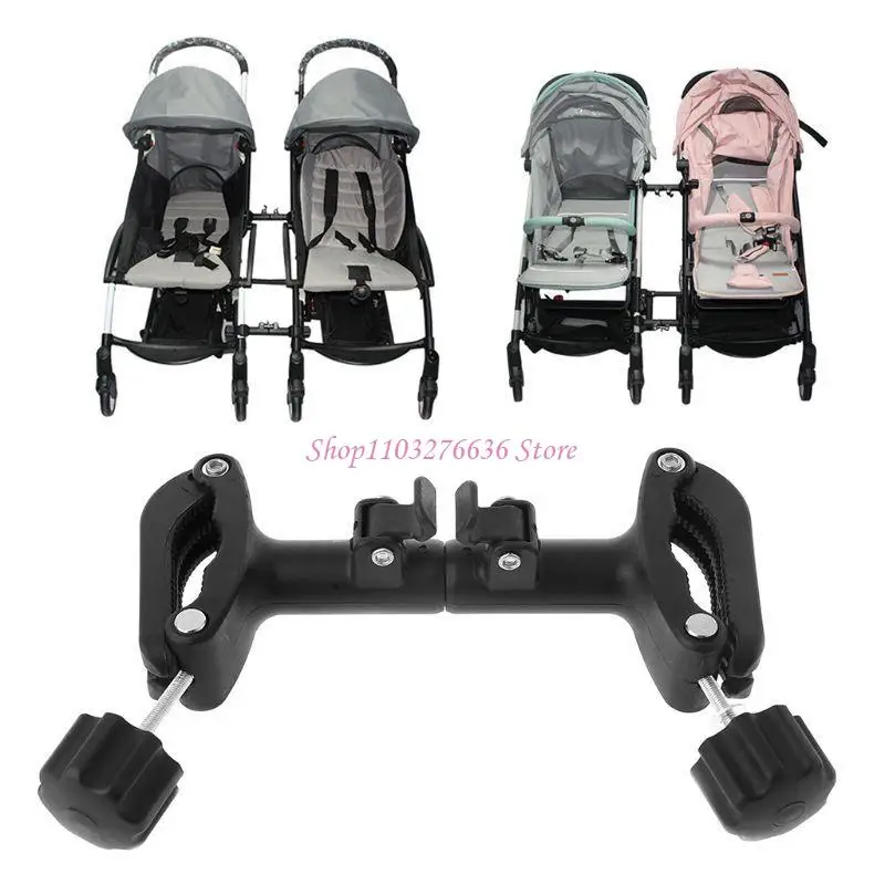 Conectores cochecito bebé gemelo R6FD para accesorios bebé, carritos cochecito bebé Univer - imagen 4
