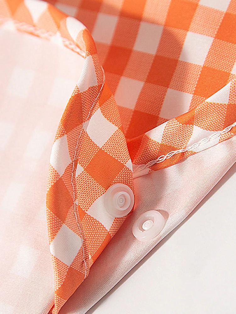 Baberos de comida al azar para bebé, Baberos a cuadros, toallitas multiusos para saliva para bebé, accesorios para niños, 2 uds. - imagen 4