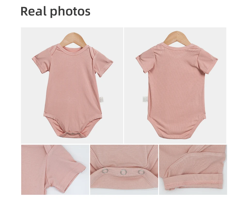 Pelele bebé color rosa