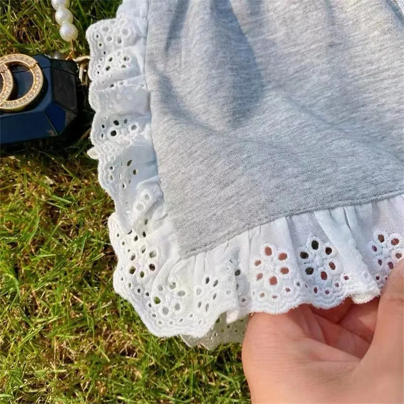 Conjunto infantil de verano en algodón 2 piezas: camiseta y pantalón corto - imagen 5
