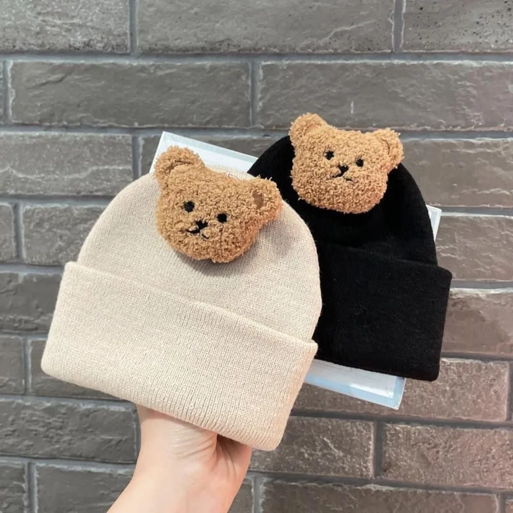 Gorro de punto oso para bebé recién nacido - imagen 3