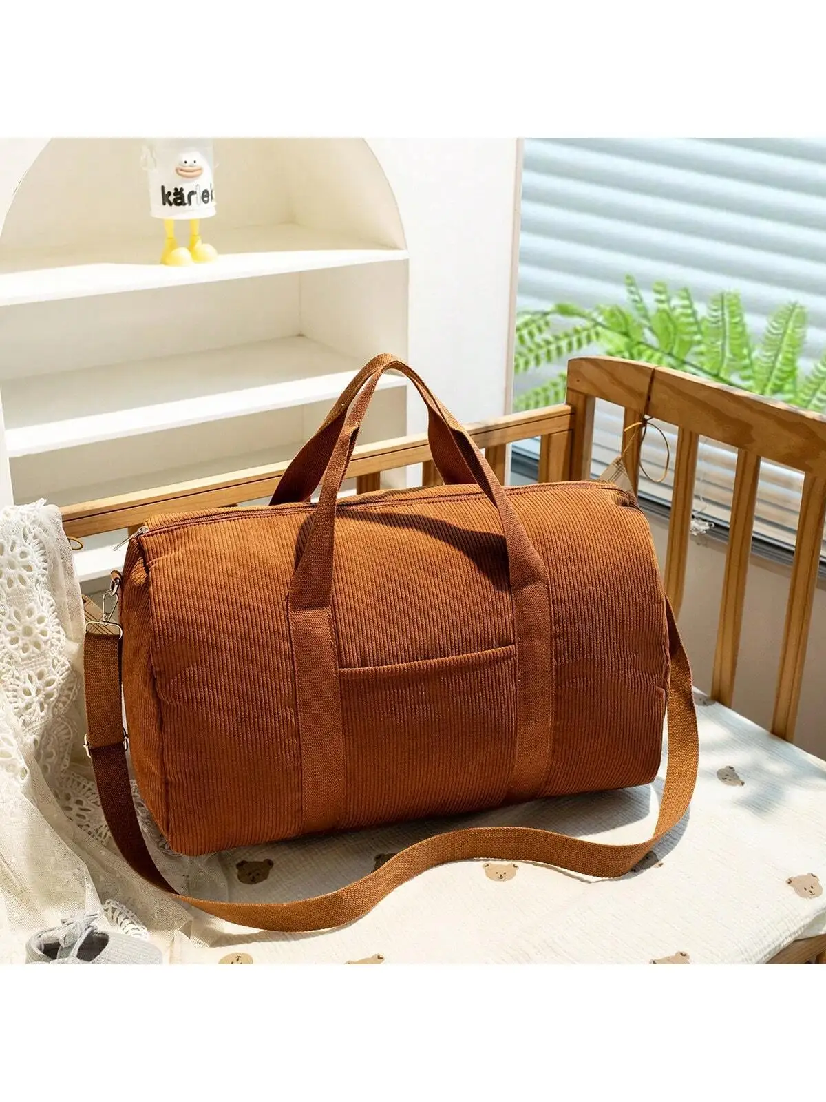 Bolsa de pañales impermeable gran capacidad para cochecito - imagen 3