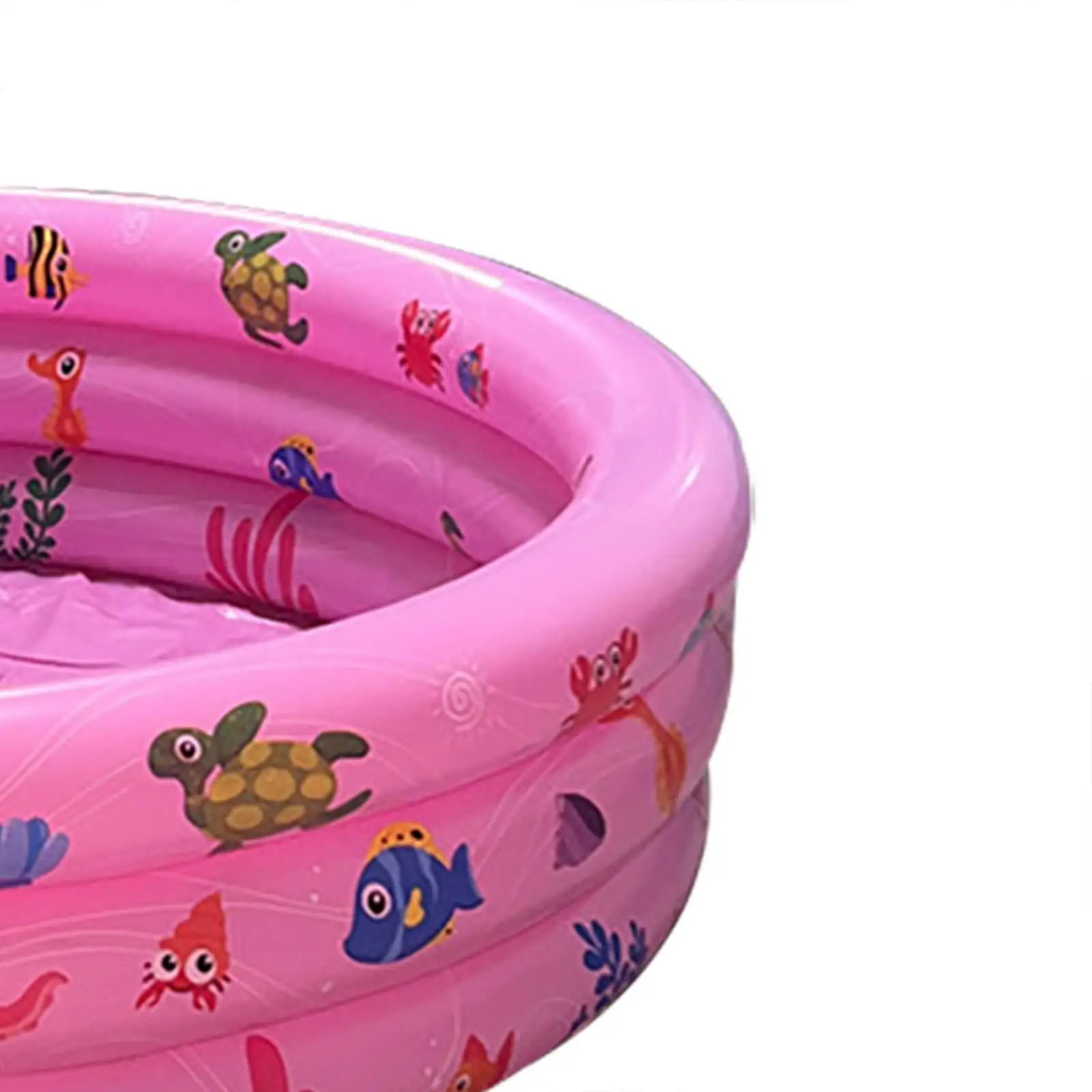 Inflatable Pool for Kids Practical Bathing Pool PVC Floating Paddling Pool for Bathrooms Summer Fun Beach Sides Indoors Outdoors