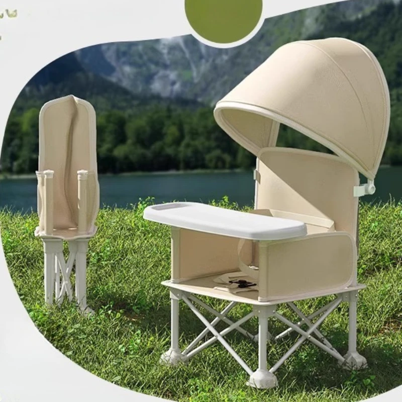Silla alta para bebé con tela Oxford resistente y marco de aluminio - imagen 3