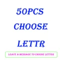 50pcs  choose letter