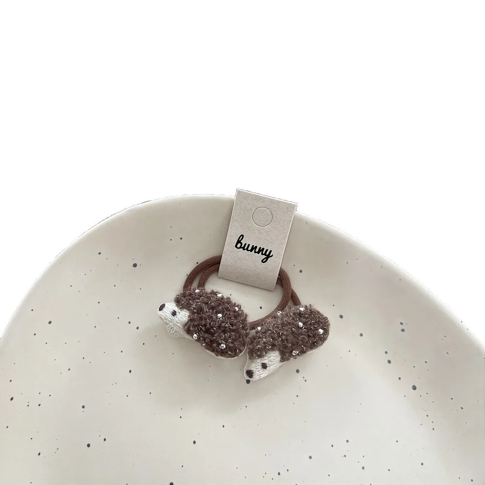 Pinza erizo café para pelo infantil - Clip de peinado cómodo - imagen 5