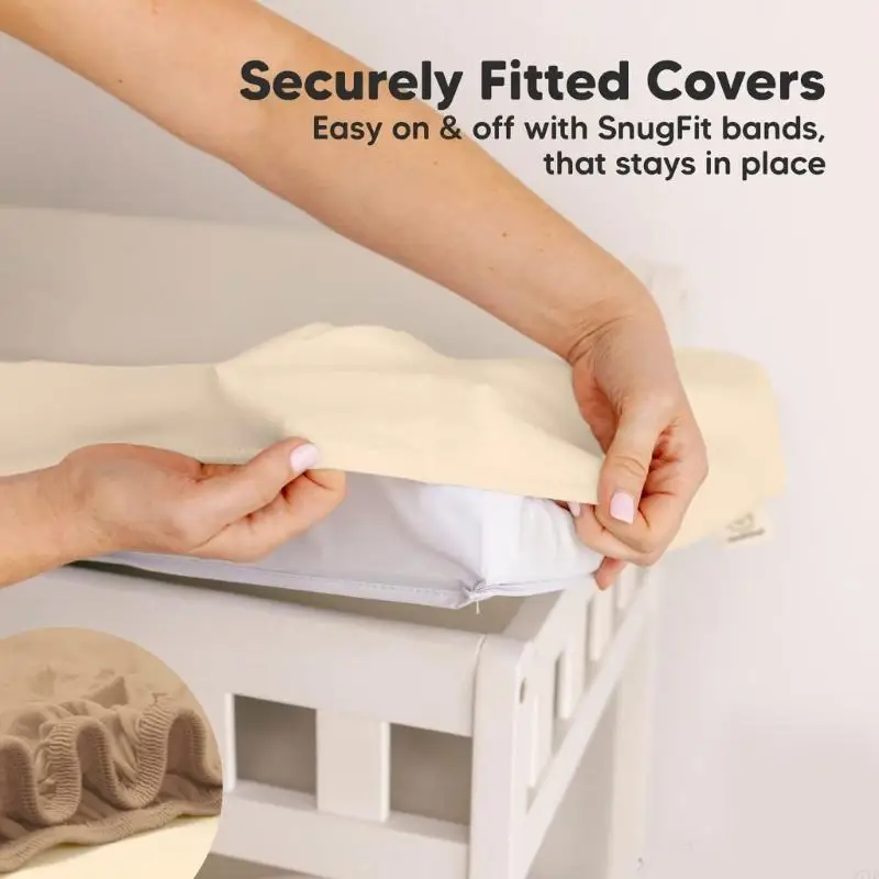 D7YD 2 unids/set funda cambiador diseño neutro para uso doméstico y viaje - imagen 2