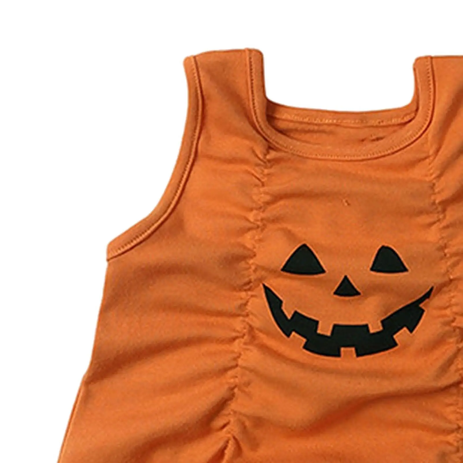 Ropa de Halloween para bebé, niña y niño, mono de Festival para bebés, sin mangas, otoño, mono para recién nacido, mameluco de calabaza - imagen 5