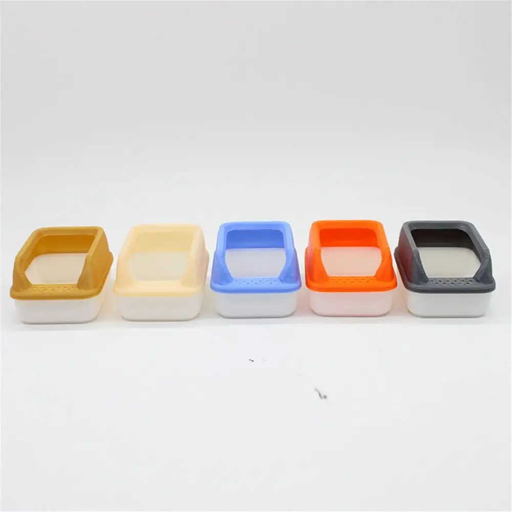 Caja de arena para gato en miniatura de casa de muñecas - imagen 3