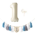 Bule Balloon Tassel