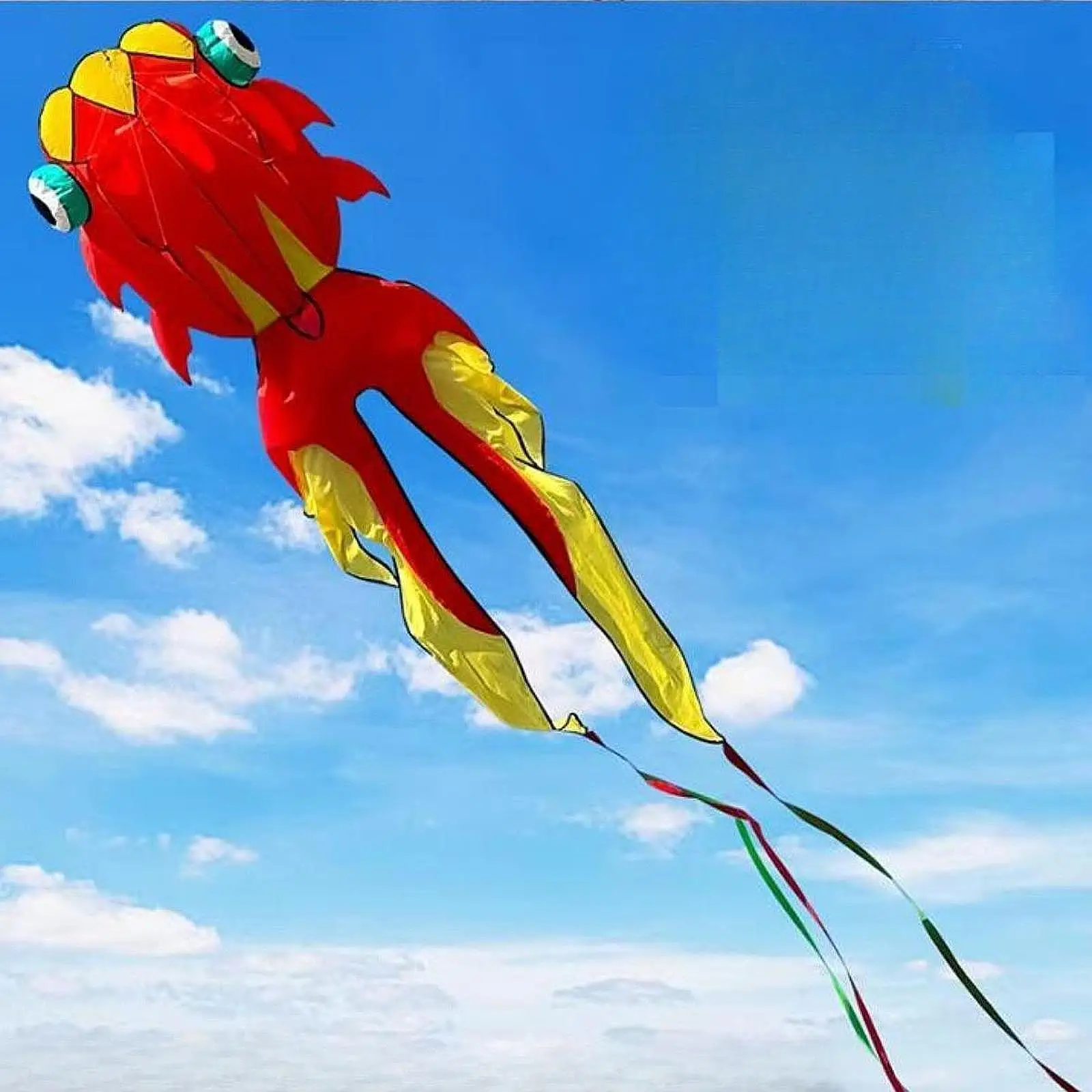 Koi Kite Toy Fly Kite Leisure Sports Huge Size Kite 3D for Backyard Outdoor