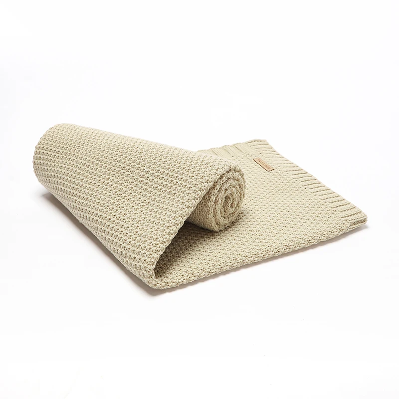 Mantas para bebé recién nacido, manta envolvente, transpirable, de punto, para niños y niñas, cuna celular de 100x80cm, colcha receptora para niños pequeños - imagen 3