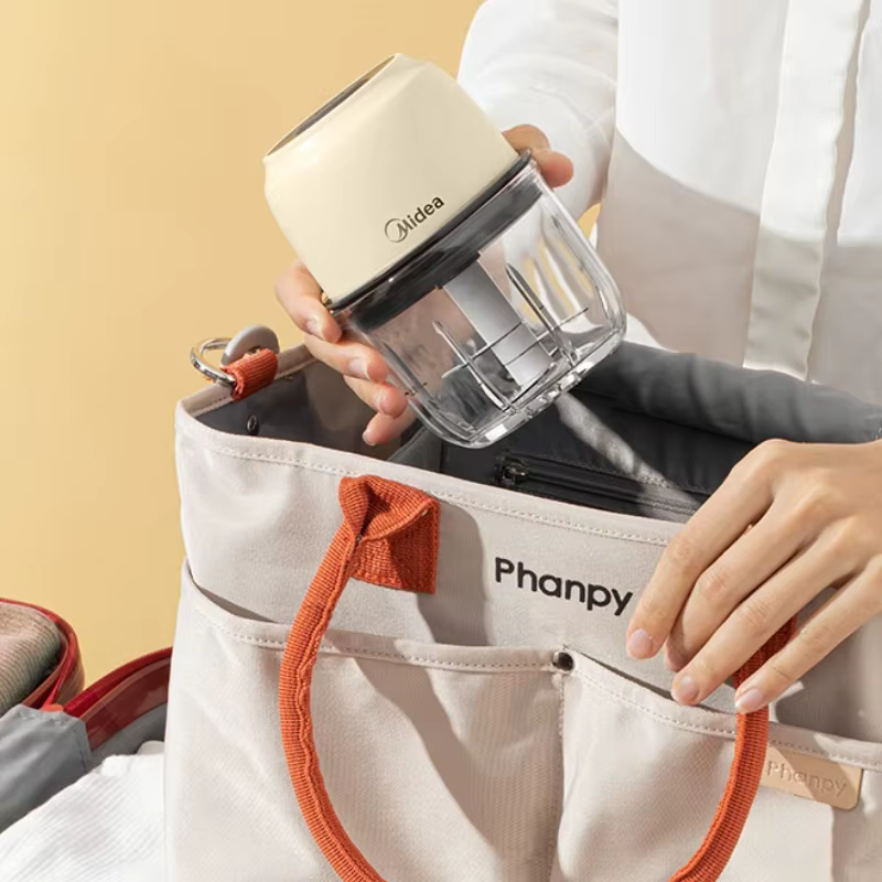 Picadora portátil para bebés – Vaso vidrio desmontable impermeable - imagen 3
