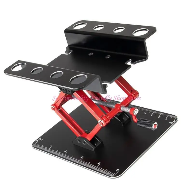 85AE SIMULADO COCHE METAL METAL STAND Reparación control remoto Modelo automóvil Modelo elevación automóviles - imagen 4