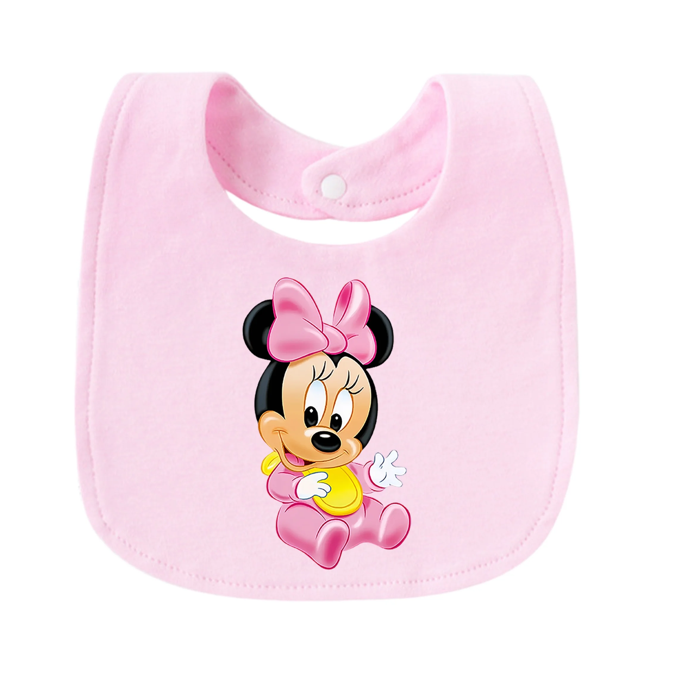 Baberos de algodón para bebé, Baberos babeantes de algodón suave para niñas, conjunto de Baberos para recién nacidos de absorción ajustable para alimentar y babear Kawaii