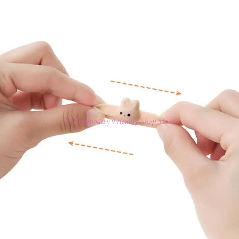 Soporte para cuchara 85AE, cuchara conejo dibujos animados, anillo antiadherente, producto vajilla para bebé - imagen 2